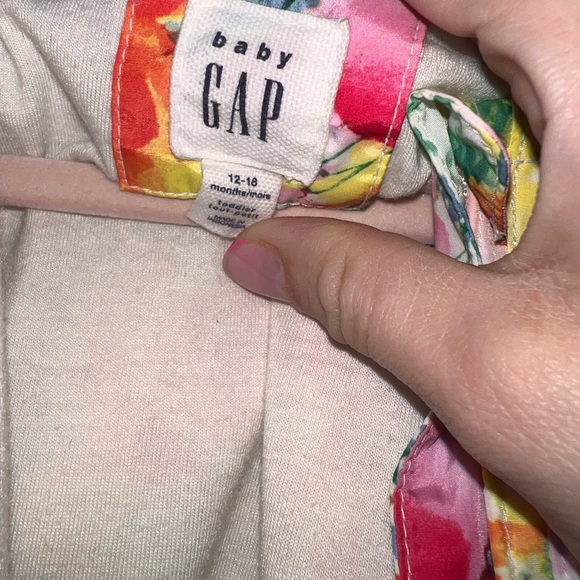 Baby Gap floral print spring jacket size 12-18 months - Picture 2 of 3
